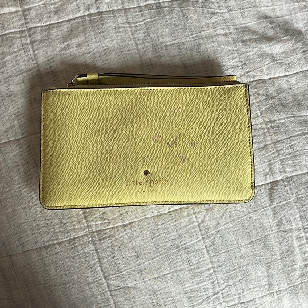 Kate Spade Yellow Wristelt